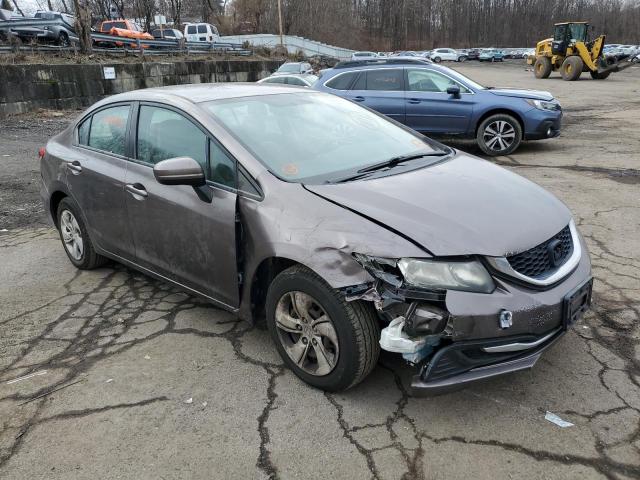 19XFB2F51FE251404 - 2015 HONDA CIVIC LX GRAY photo 4