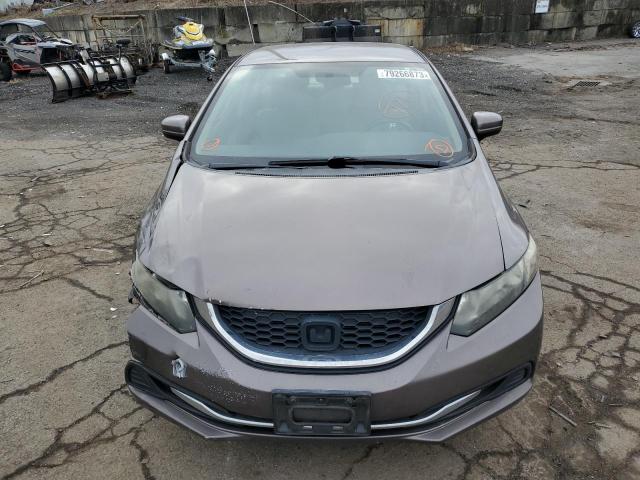 19XFB2F51FE251404 - 2015 HONDA CIVIC LX GRAY photo 5