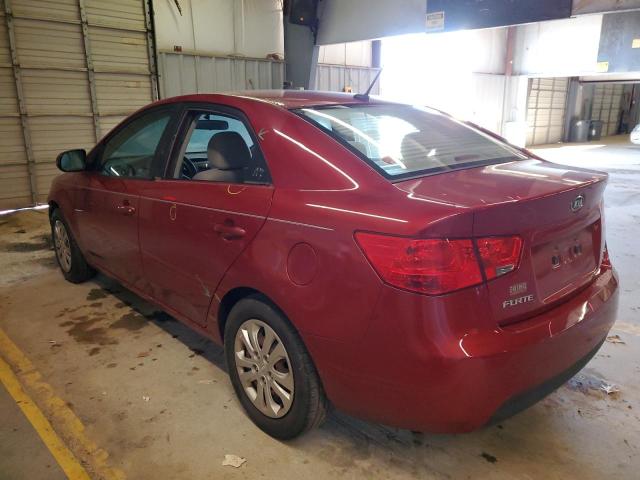 KNAFU4A2XB5409082 - 2011 KIA FORTE EX RED photo 2