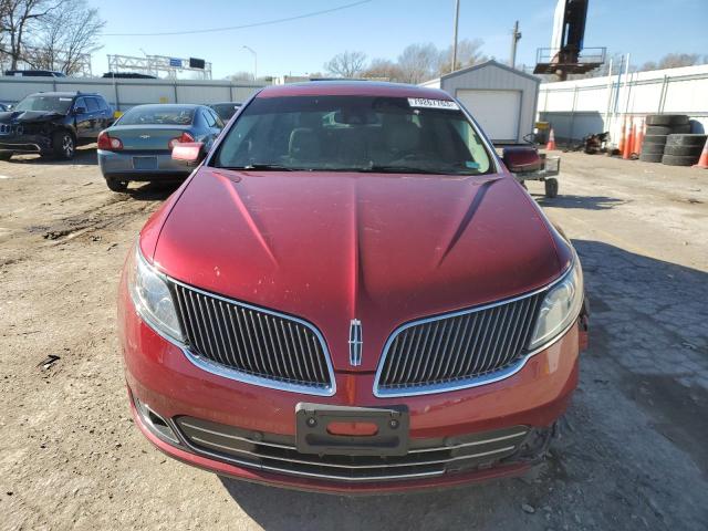 1LNHL9EK8EG607895 - 2014 LINCOLN MKS RED photo 5