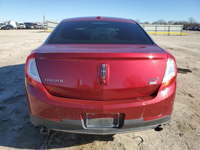 1LNHL9EK8EG607895 - 2014 LINCOLN MKS RED photo 6