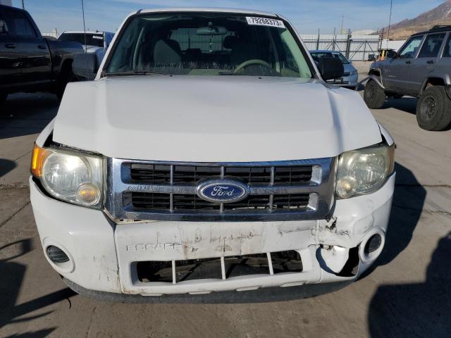 1FMCU0C73AKD33577 - 2010 FORD ESCAPE XLS WHITE photo 5