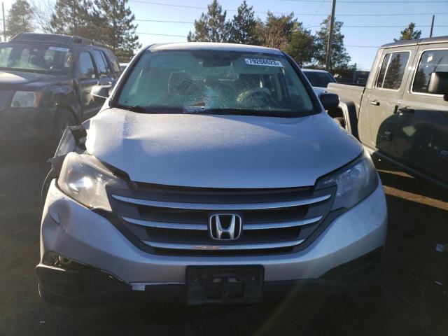 5J6RM4H39DL029660 - 2013 HONDA CR-V LX SILVER photo 5