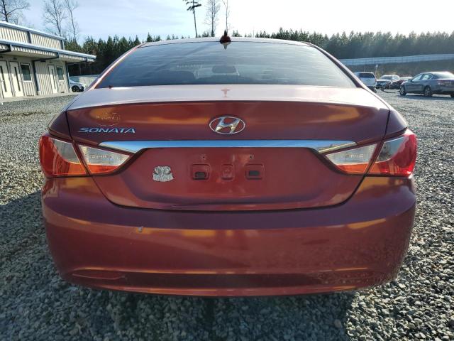 5NPEB4AC1BH251521 - 2011 HYUNDAI SONATA GLS RED photo 6