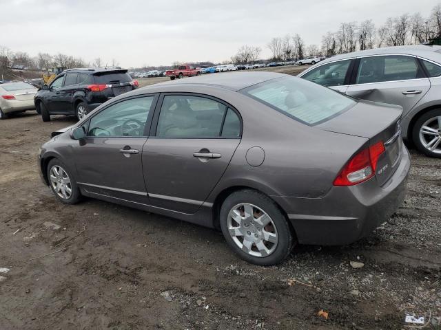 2HGFA1F51AH562956 - 2010 HONDA CIVIC LX BROWN photo 2