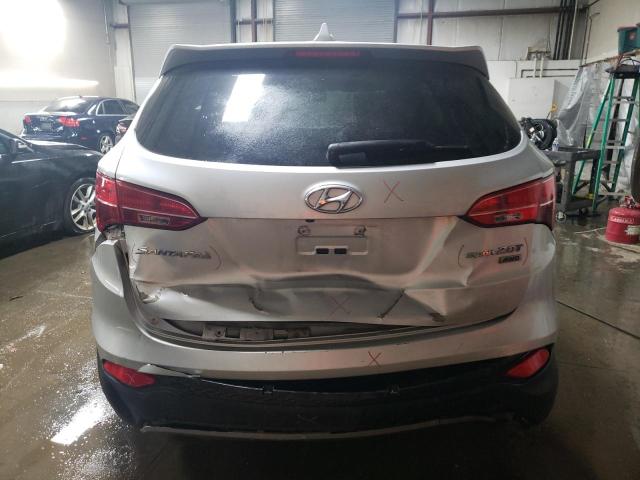 5XYZWDLAXDG047392 - 2013 HYUNDAI SANTA FE S SILVER photo 6