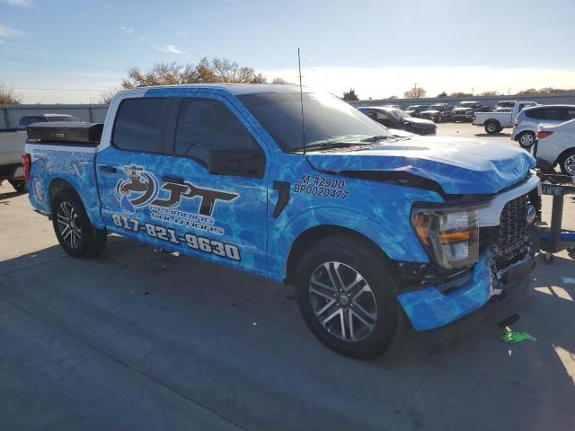 1FTEW1CP4PKE72042 - 2023 FORD F150 SUPERCREW BLUE photo 4