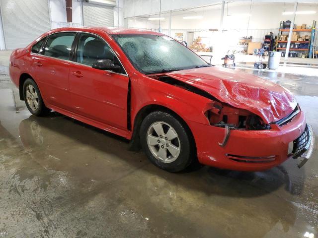 2G1WT57K291169761 - 2009 CHEVROLET IMPALA 1LT RED photo 4