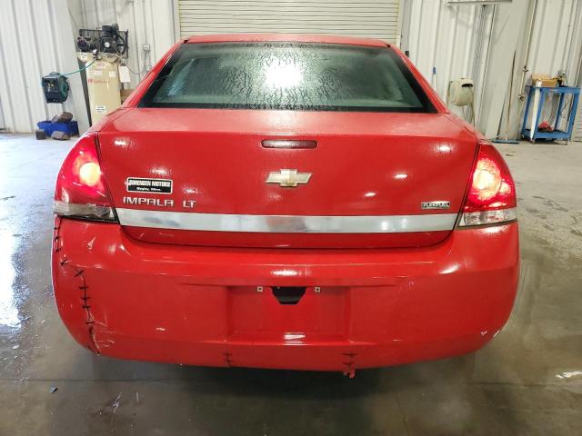 2G1WT57K291169761 - 2009 CHEVROLET IMPALA 1LT RED photo 6