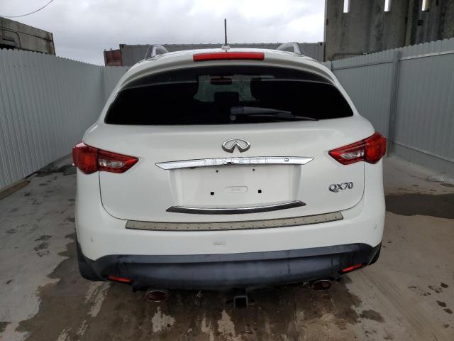 JN8CS1MU7GM130147 - 2016 INFINITI QX70 WHITE photo 6