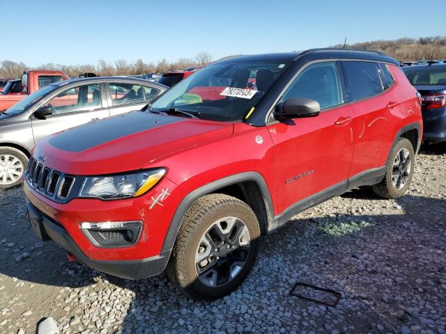 3C4NJDDB7JT234890 - 2018 JEEP COMPASS TRAILHAWK RED photo 1