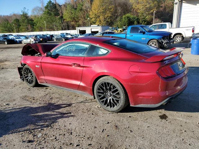 1FA6P8CF0J5112960 - 2018 FORD MUSTANG GT BURGUNDY photo 2