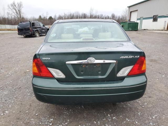 4T1BF28B82U234421 - 2002 TOYOTA AVALON XL GREEN photo 6