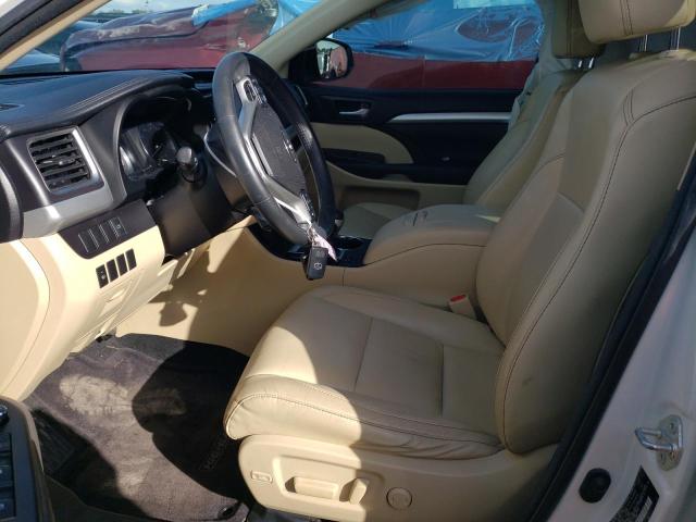 5TDKKRFH5FS117230 - 2015 TOYOTA HIGHLANDER XLE WHITE photo 7