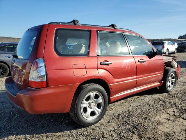 JF1SG63646H743459 - 2006 SUBARU FORESTER 2.5X RED photo 3