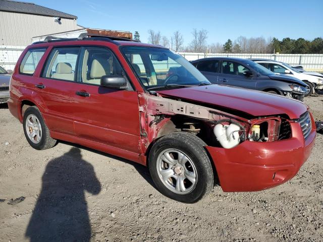 JF1SG63646H743459 - 2006 SUBARU FORESTER 2.5X RED photo 4