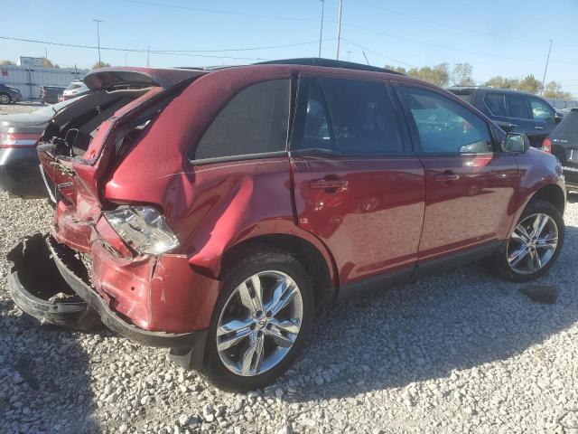 2FMDK3JC2DBC45646 - 2013 FORD EDGE SEL RED photo 3