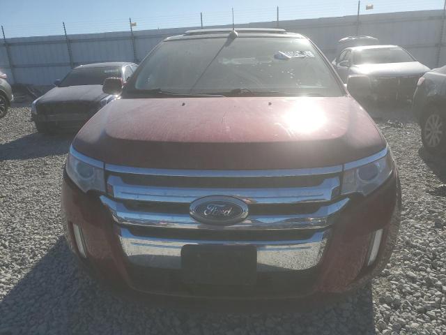 2FMDK3JC2DBC45646 - 2013 FORD EDGE SEL RED photo 5