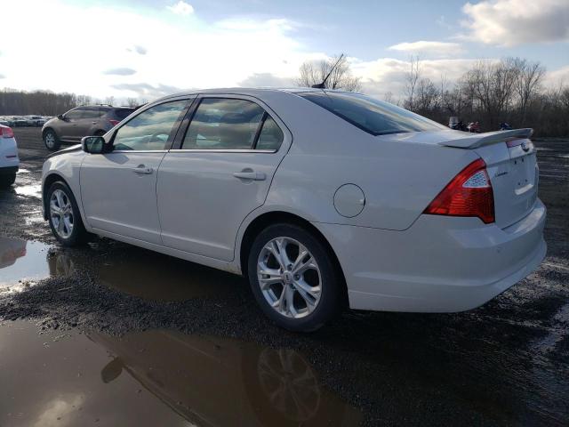 3FAHP0HA9CR337689 - 2012 FORD FUSION SE WHITE photo 2