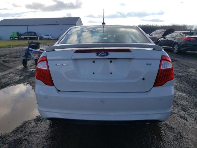 3FAHP0HA9CR337689 - 2012 FORD FUSION SE WHITE photo 6