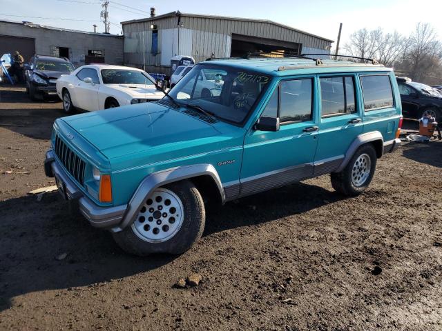 1J4FJ78S6TL106505 - 1996 JEEP CHEROKEE COUNTRY TEAL photo 1