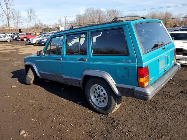 1J4FJ78S6TL106505 - 1996 JEEP CHEROKEE COUNTRY TEAL photo 2