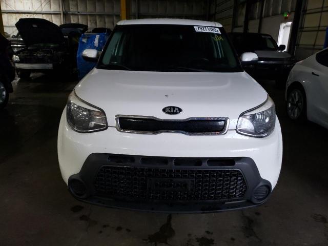 KNDJP3A51E7069970 - 2014 KIA SOUL + WHITE photo 5