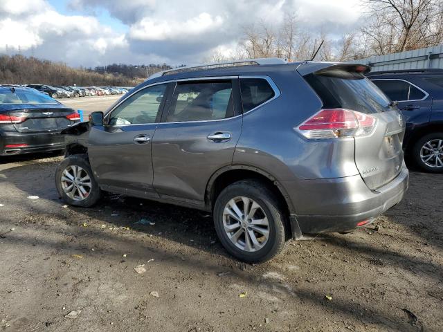 5N1AT2MK4EC871780 - 2014 NISSAN ROGUE S GRAY photo 2