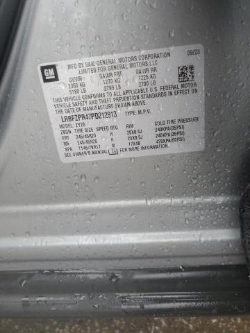 LRBFZPR47PD212913 - 2023 BUICK ENVISION ESSENCE Մոխրագույն լուսանկար 13