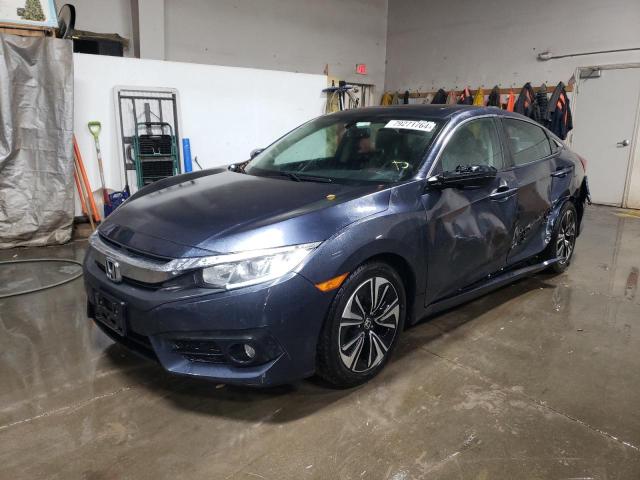 19XFC1F72GE039587 - 2016 HONDA CIVIC EXL ლურჯი ფოტო 1