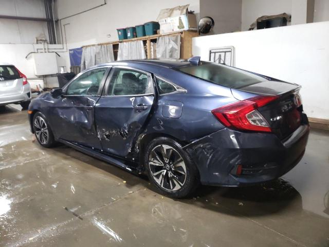 19XFC1F72GE039587 - 2016 HONDA CIVIC EXL ლურჯი ფოტო 2