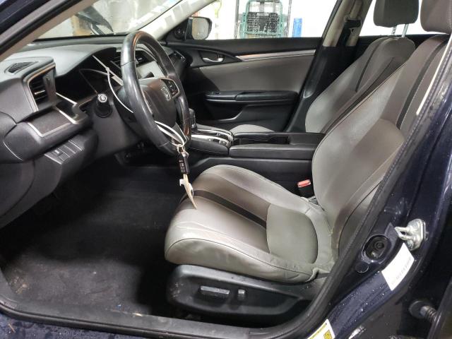19XFC1F72GE039587 - 2016 HONDA CIVIC EXL ლურჯი ფოტო 7