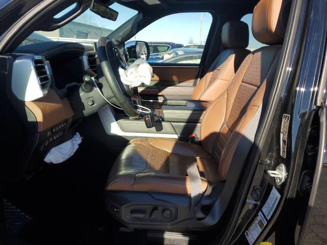 5TFMA5DB4NX045206 - 2022 TOYOTA TUNDRA CREWMAX PLATINUM Schwarz Foto 7