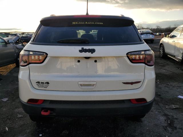 3C4NJDDB3KT795346 - 2019 JEEP COMPASS TRAILHAWK WHITE photo 6