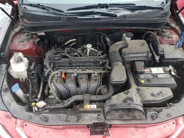 5NPEB4AC1DH690365 - 2013 HYUNDAI SONATA GLS RED photo 11