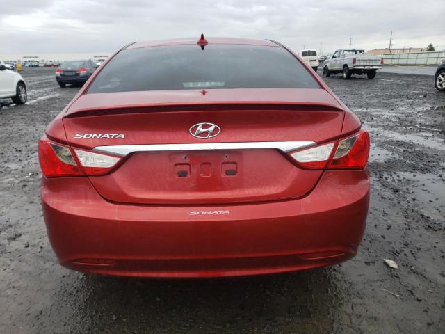 5NPEB4AC1DH690365 - 2013 HYUNDAI SONATA GLS RED photo 6