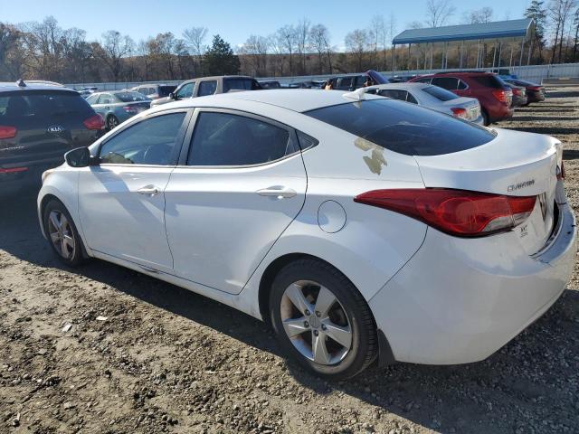 5NPDH4AE6DH289664 - 2013 HYUNDAI ELANTRA GLS WHITE photo 2