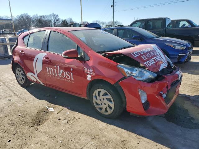 JTDKDTB34F1100482 - 2015 TOYOTA PRIUS C RED photo 4