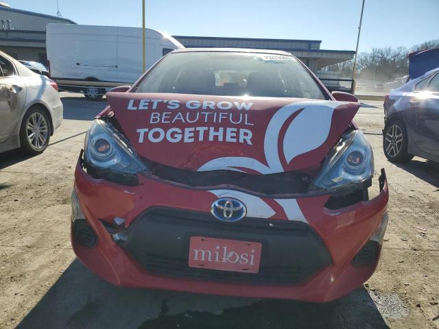 JTDKDTB34F1100482 - 2015 TOYOTA PRIUS C RED photo 5