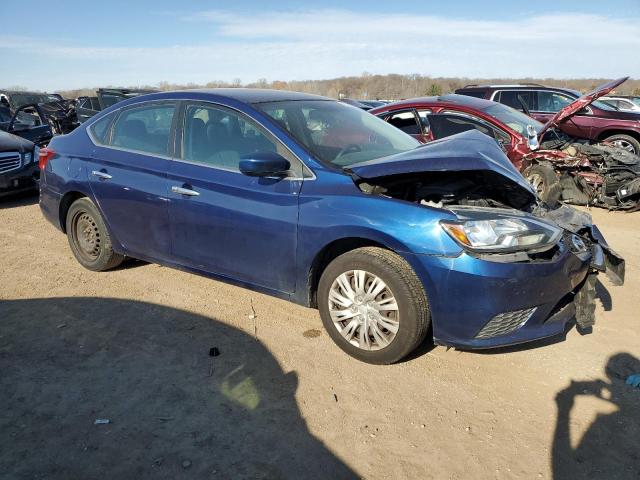 3N1AB7AP1GL651480 - 2016 NISSAN SENTRA S BLUE photo 4