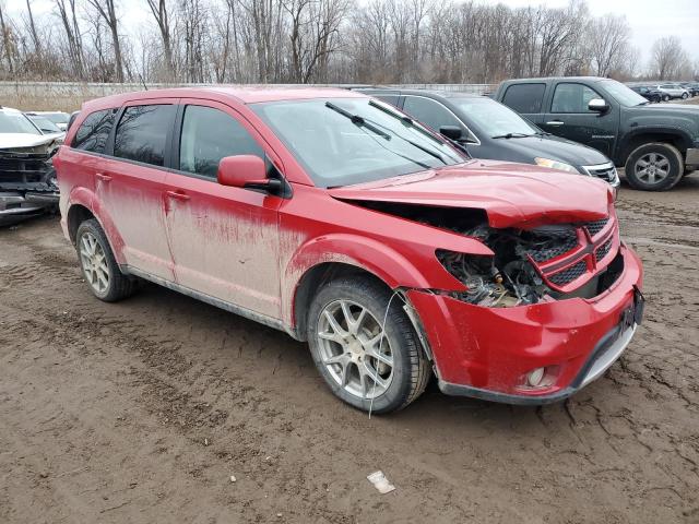 3C4PDDEG9ET199463 - 2014 DODGE JOURNEY R/T RED photo 4