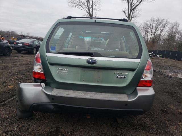 JF1SG67617H705103 - 2007 SUBARU FORESTER 2.5X LL BEAN GREEN photo 6