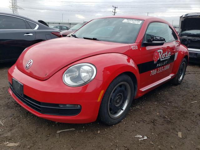 3VWJP7AT0CM601067 - 2012 VOLKSWAGEN BEETLE RED photo 1