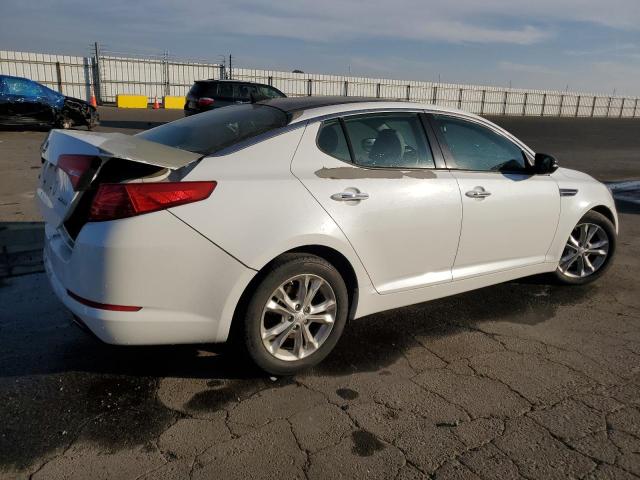 5XXGN4A73DG109107 - 2013 KIA OPTIMA EX WHITE photo 3