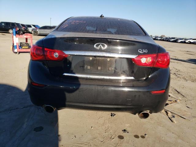 JN1BV7AR7FM411416 - 2015 INFINITI Q50 BASE BLACK photo 6