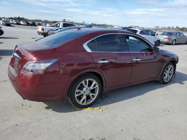 1N4AA5AP8CC831040 - 2012 NISSAN MAXIMA S RED photo 3