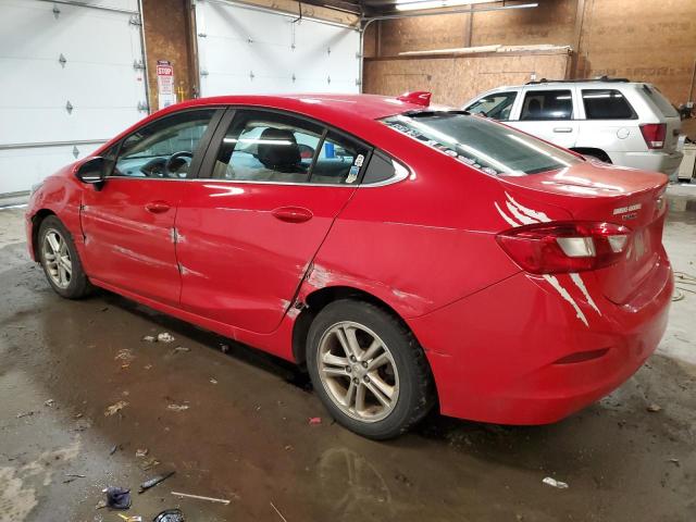 1G1BE5SM1H7238474 - 2017 CHEVROLET CRUZE LT RED photo 2