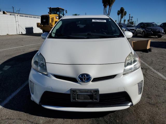 JTDKN3DU9D5604535 - 2013 TOYOTA PRIUS WHITE photo 5