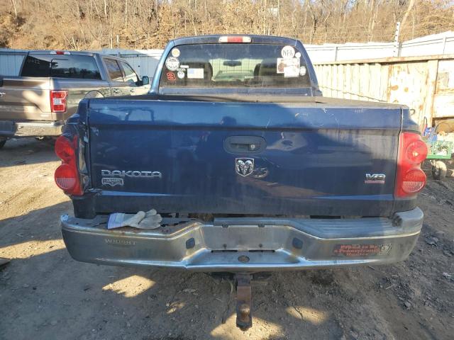 1D7HW58N25S153771 - 2005 DODGE DAKOTA QUAD LARAMIE BLUE photo 6