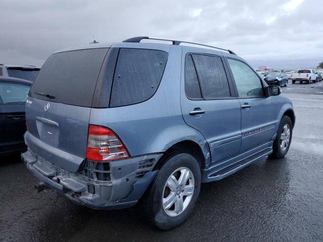 4JGAB75E05A531434 - 2005 MERCEDES-BENZ ML 500 BLUE photo 3